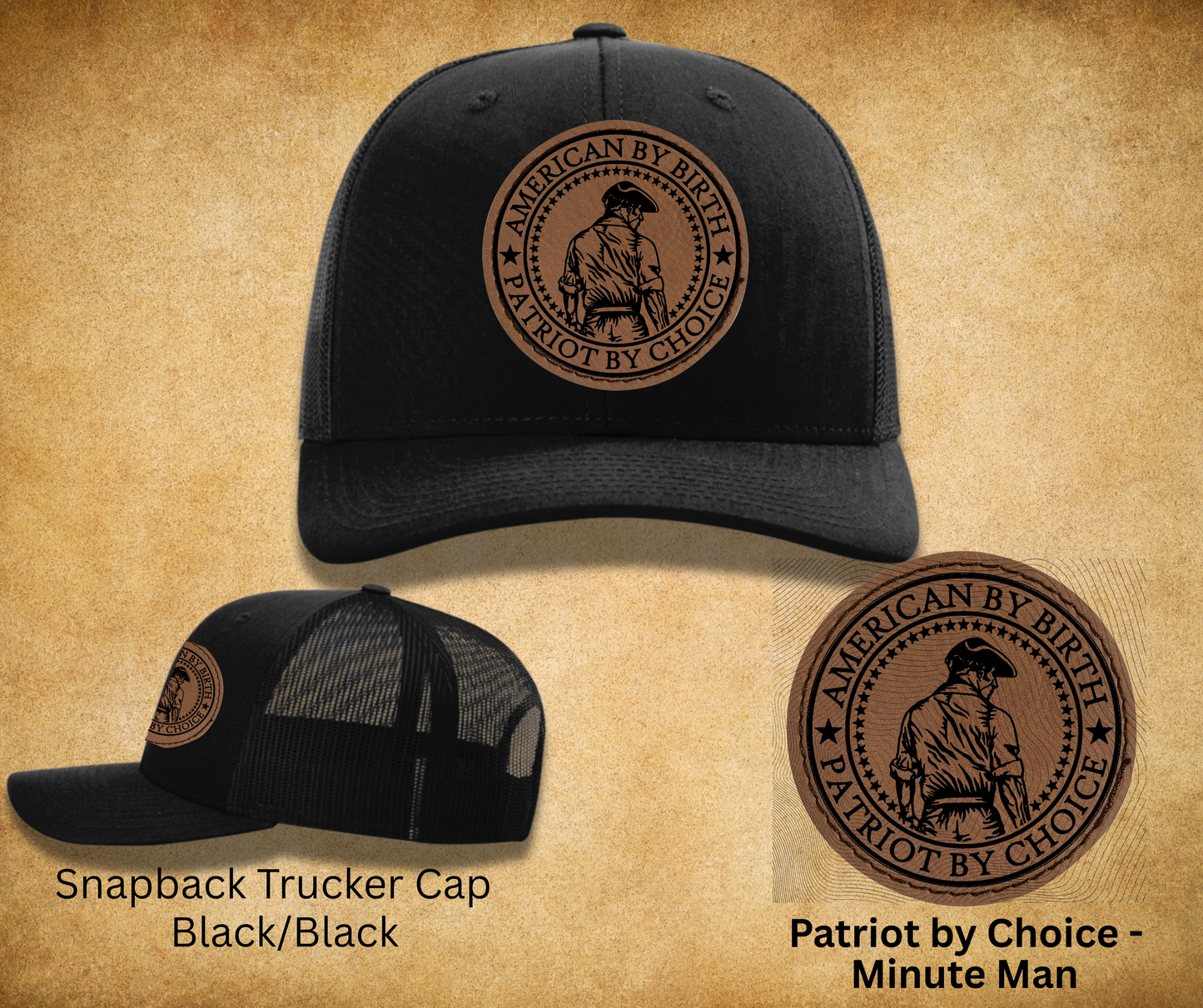 American by Birth Patriot by Choice - Minute Man
