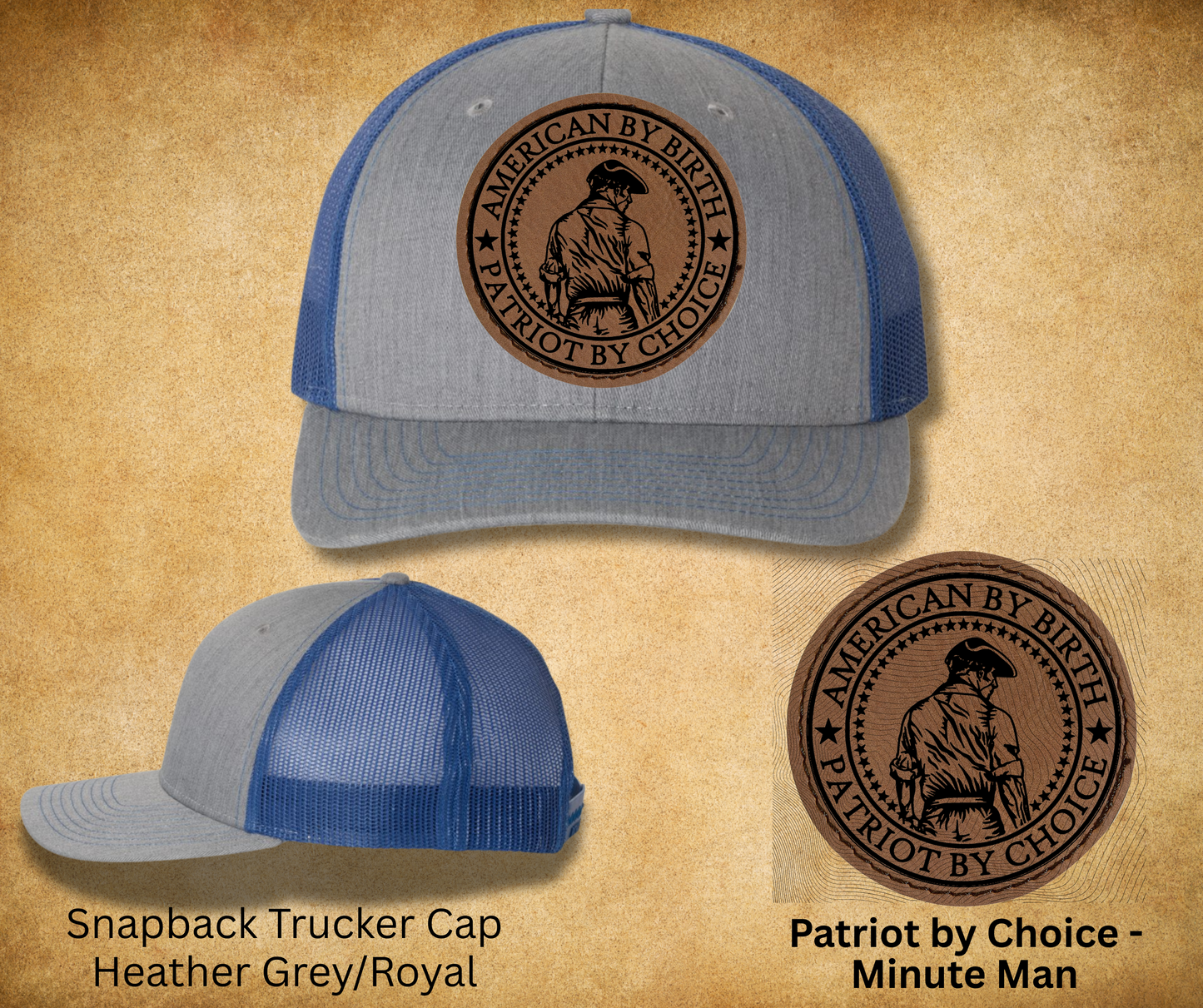 American by Birth Patriot by Choice - Minute Man