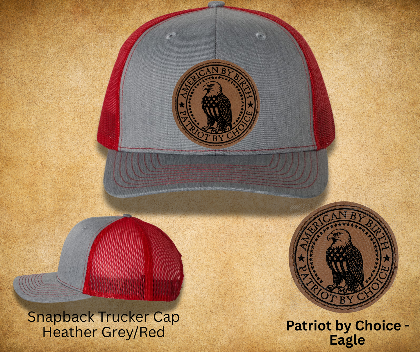 American by Birth Patriot by Choice - Eagle