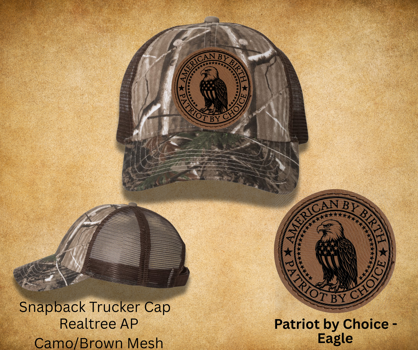 American by Birth Patriot by Choice - Eagle