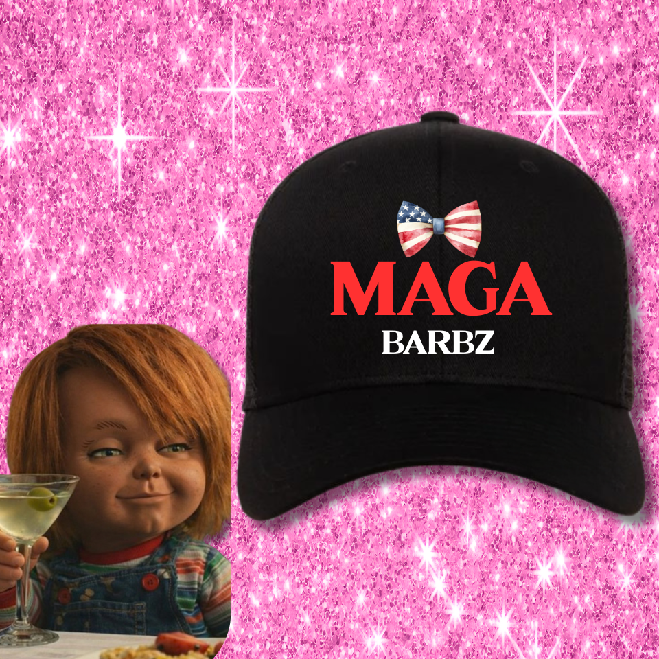 MAGA Barbz Bow Hat
