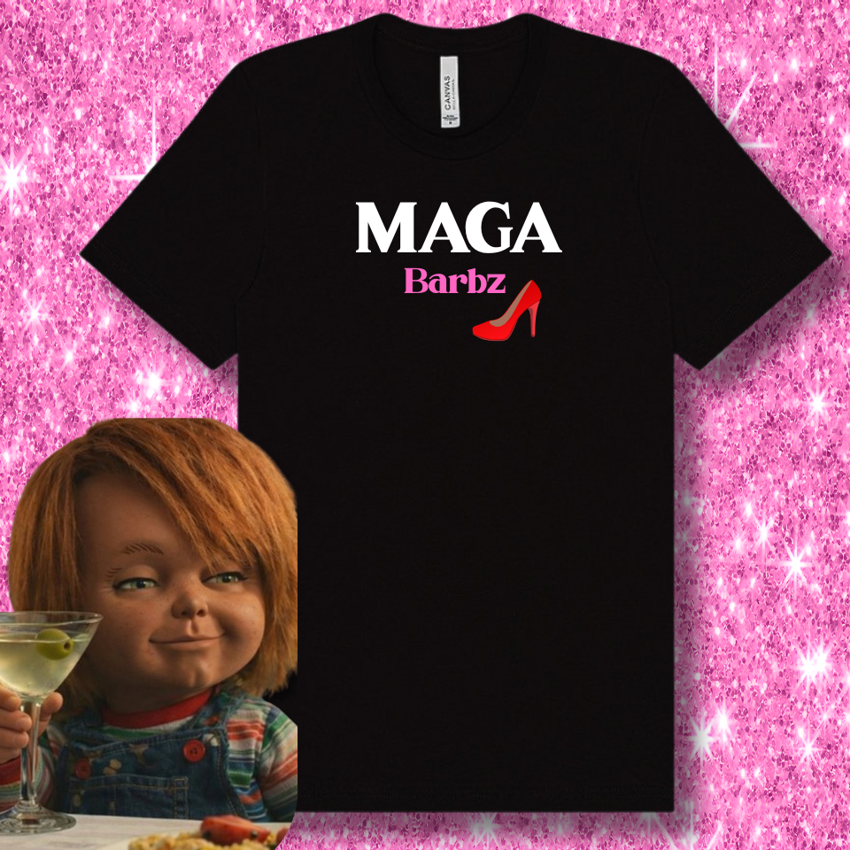 MAGA Barbz with Heel Tee