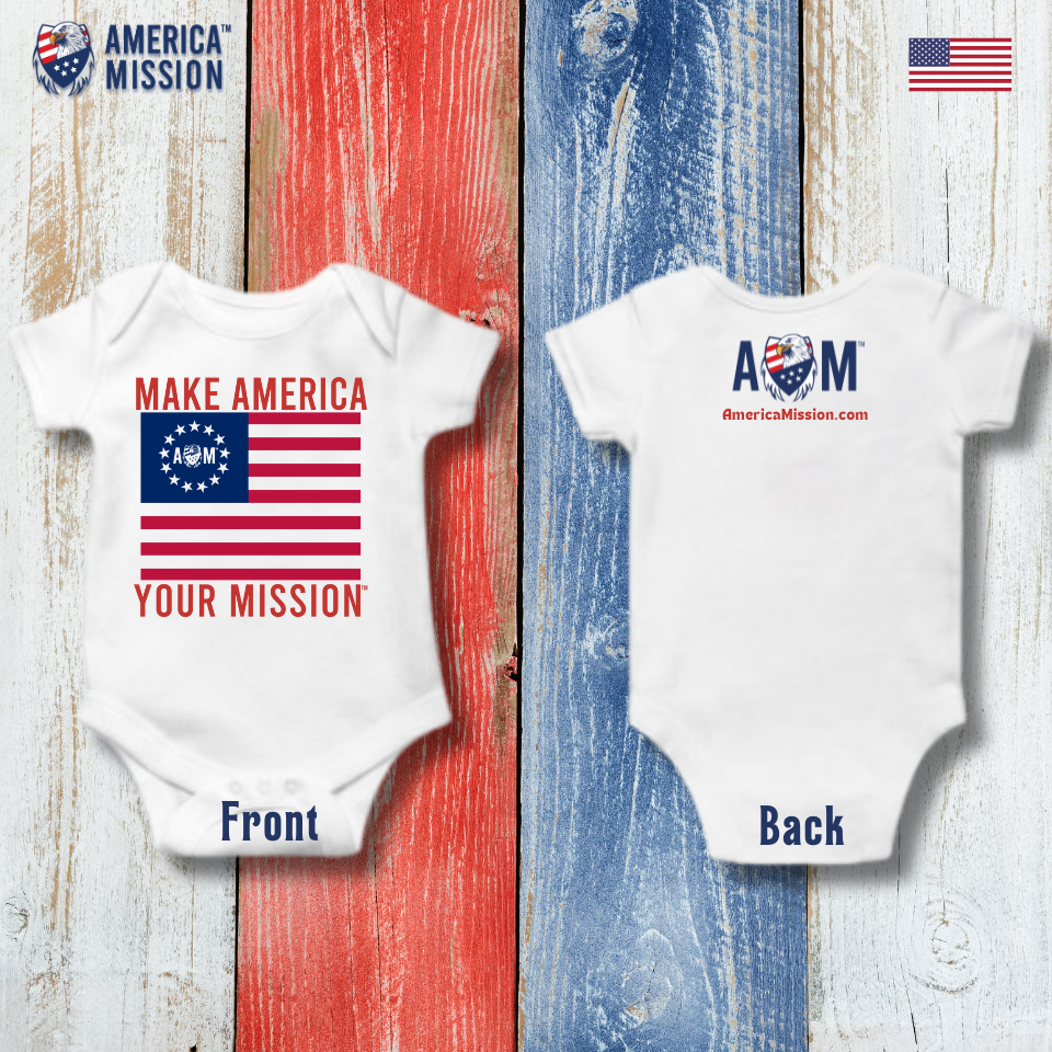 AM Infant Onesie - MAYM Betsy Ross