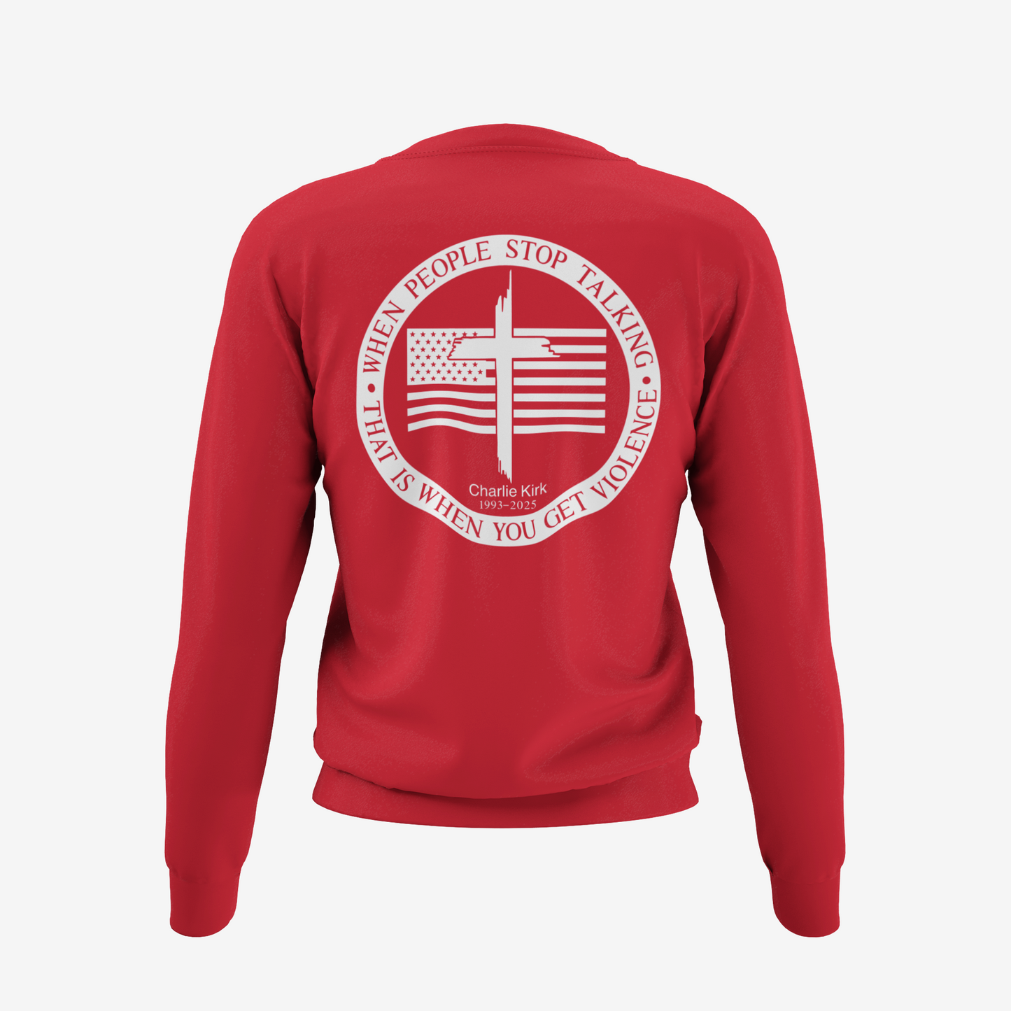 Crewneck Sweatshirt - Freedom – Charlie Kirk Tribute