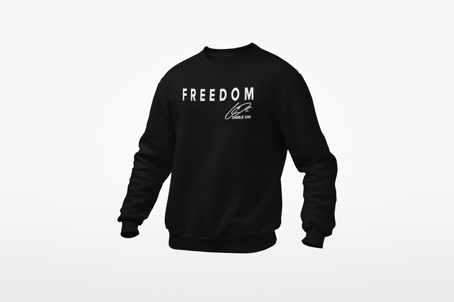 Crewneck Sweatshirt - Freedom – Charlie Kirk Tribute