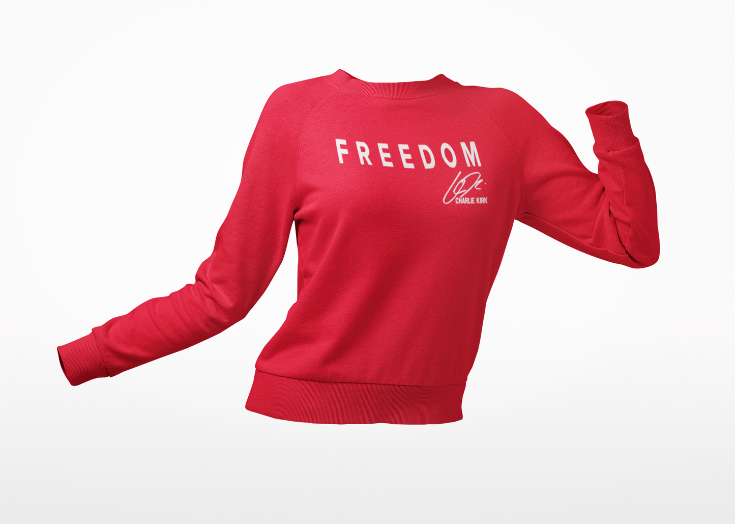Crewneck Sweatshirt - Freedom – Charlie Kirk Tribute