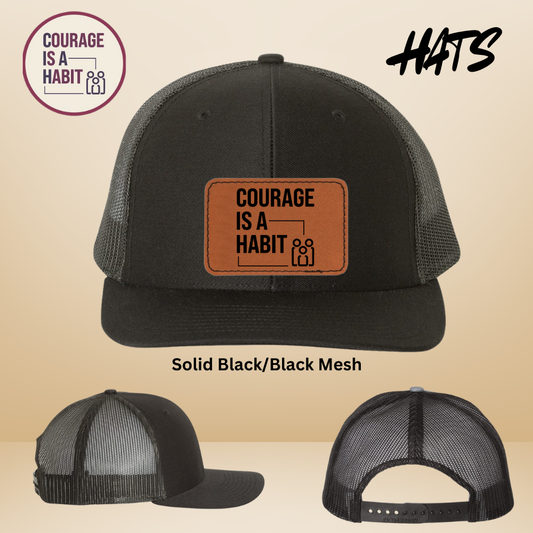 CIAH Laser Leather Patch Hat