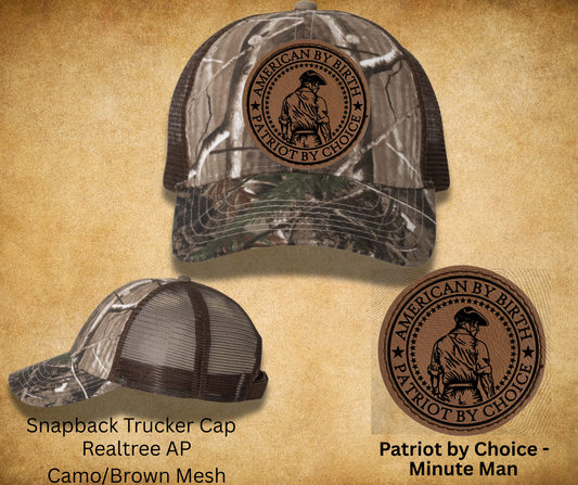 American by Birth Patriot by Choice - Minute Man