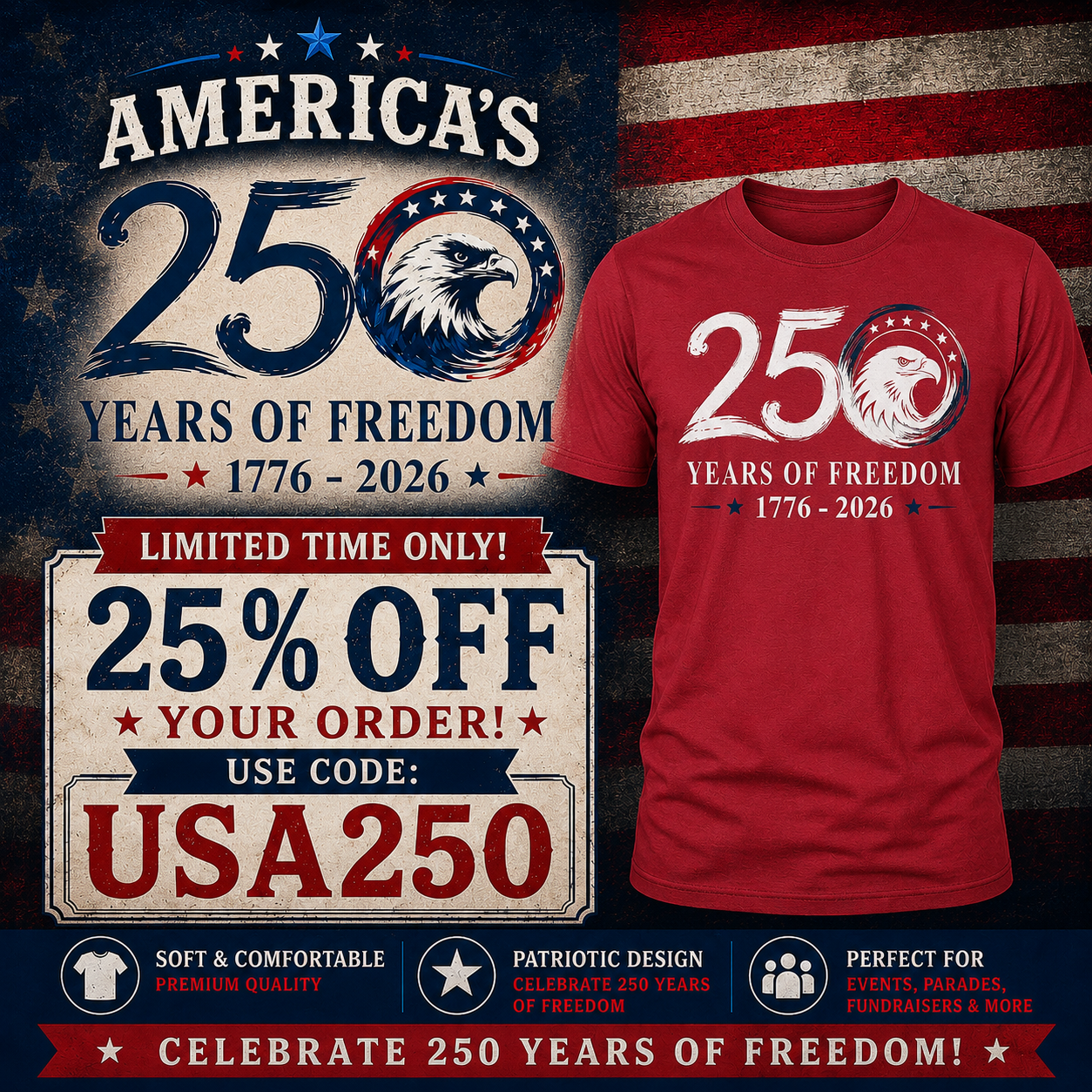 250 Years of Freedom – Eagle Patriot Edition