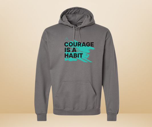 Courage Is A Habit Graffiti Hoodie