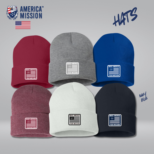 AM - Betsy Ross MAYM Cuffed 12" Beanie