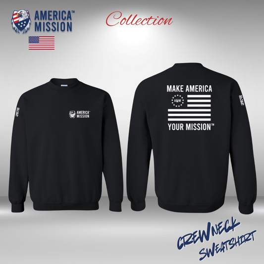 AM - Betsy Ross  MAYM Crewneck Sweatshirt