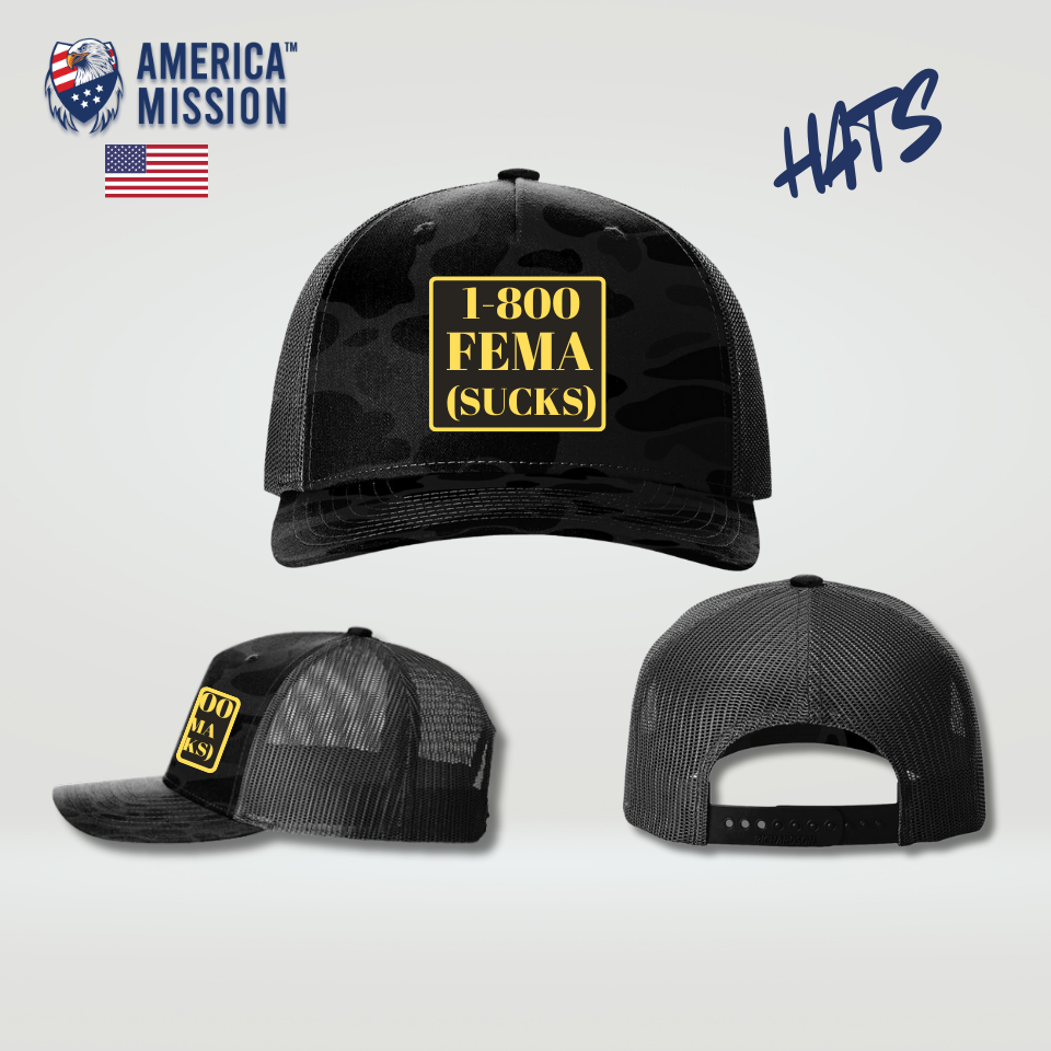 AM - 1800 FEMA Camo Hats