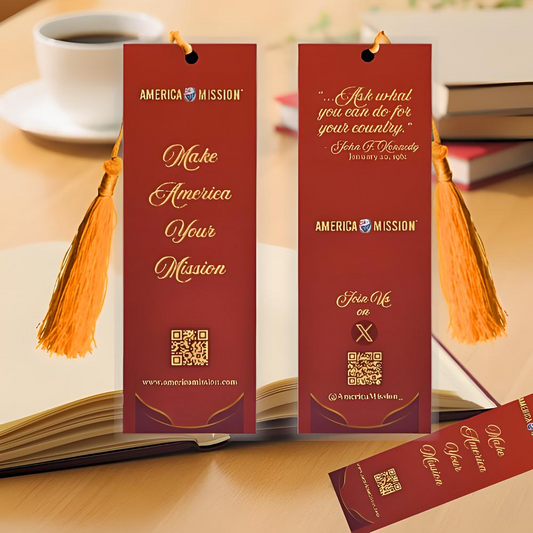 America Mission Double-Sided Bookmark