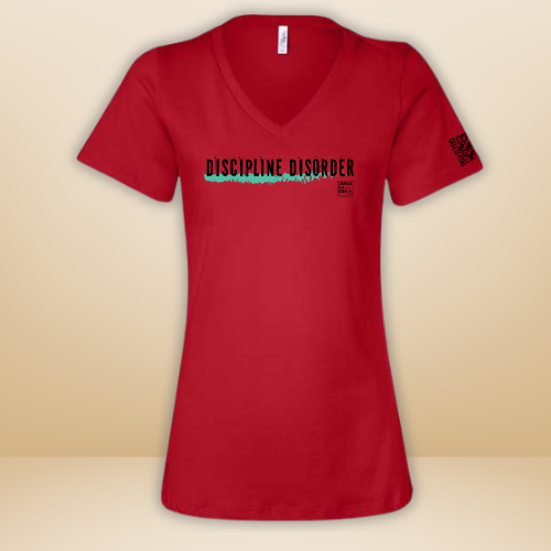 CIAH Discipline Disorder Graffiti Women's V-Neck