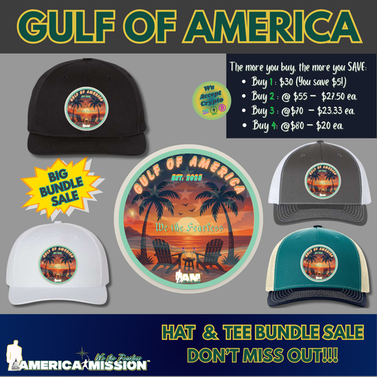 Gulf of America! Caps