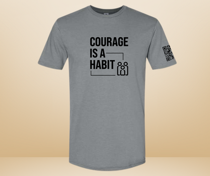 Courage Is A Habit Logo