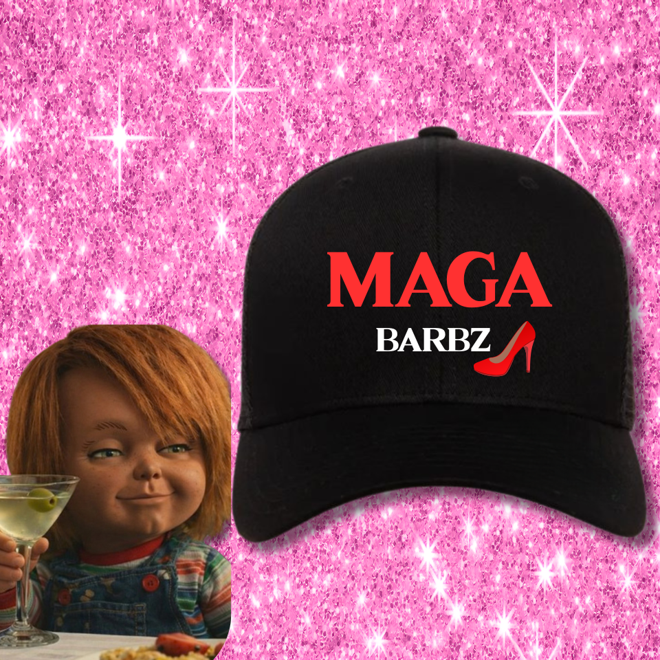 MAGA Barbz Red Heel Hat
