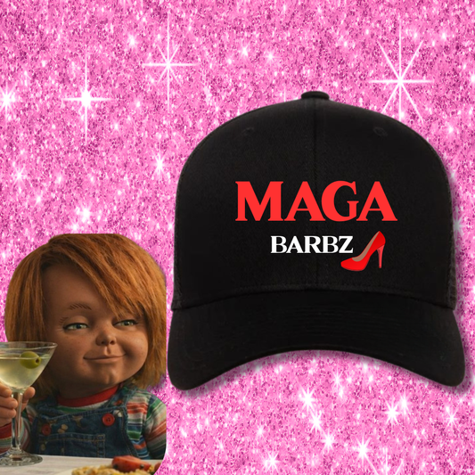 MAGA Barbz Red Heel Hat