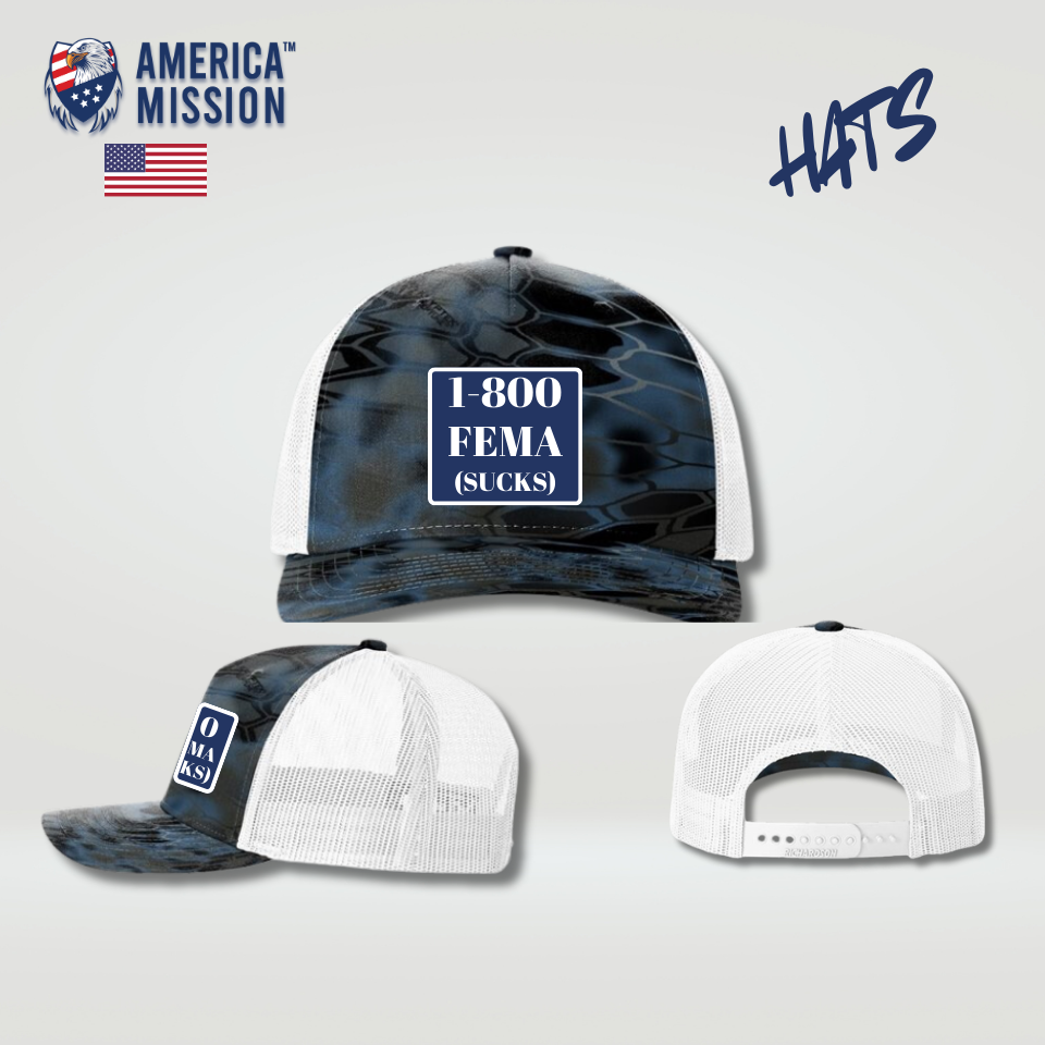 AM - 1800 FEMA Camo Hats