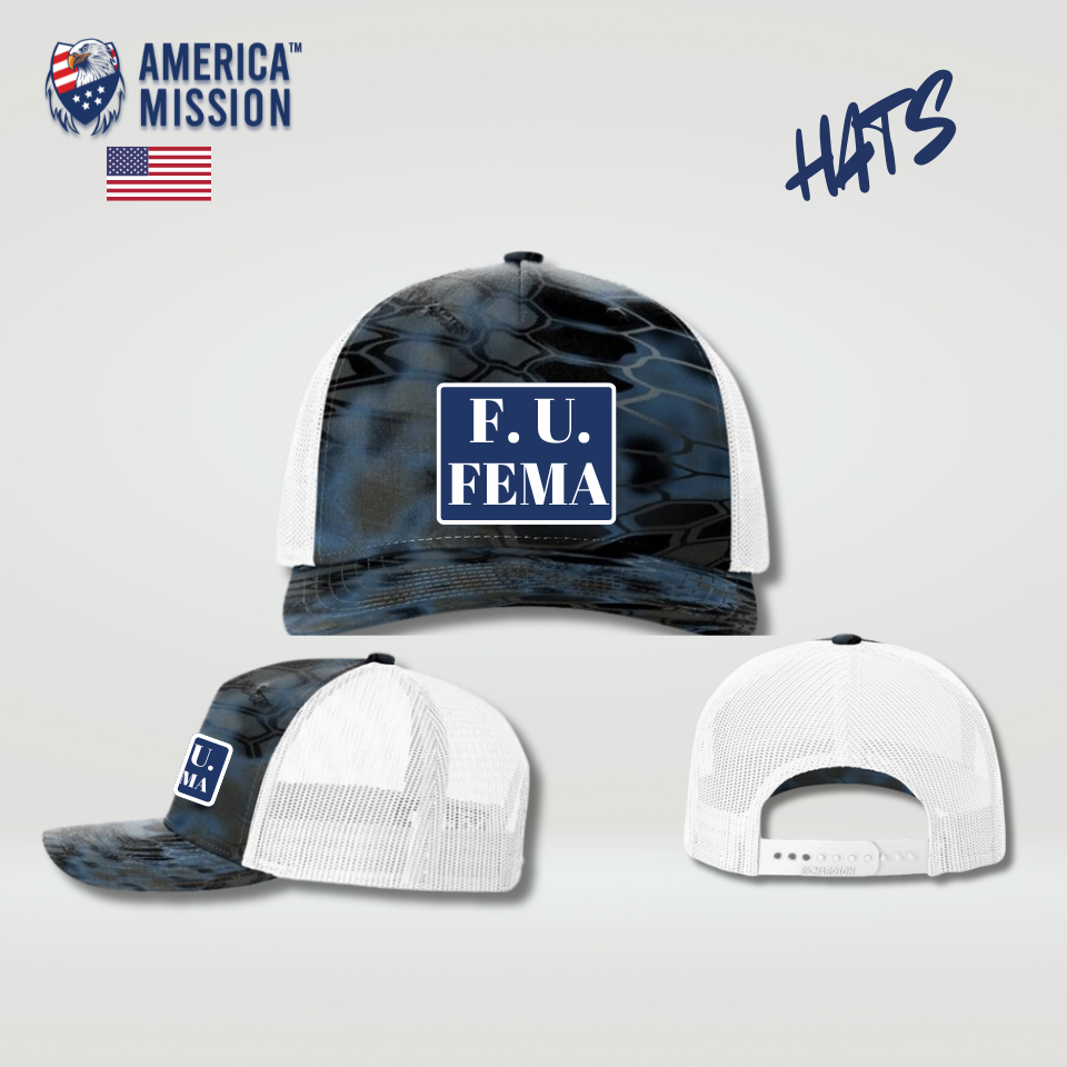 AM - FU FEMA Camo Hats