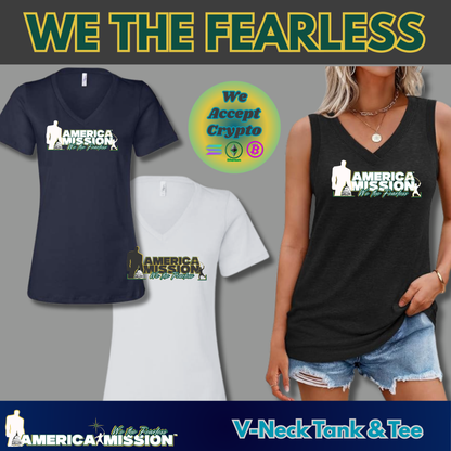 We the Fearless America Mission Tanks & V-Necks