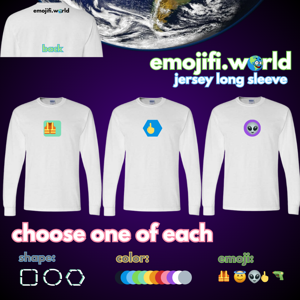 Emojifi Long Sleeve Jersey Tee