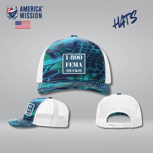 AM - 1800 FEMA Camo Hats