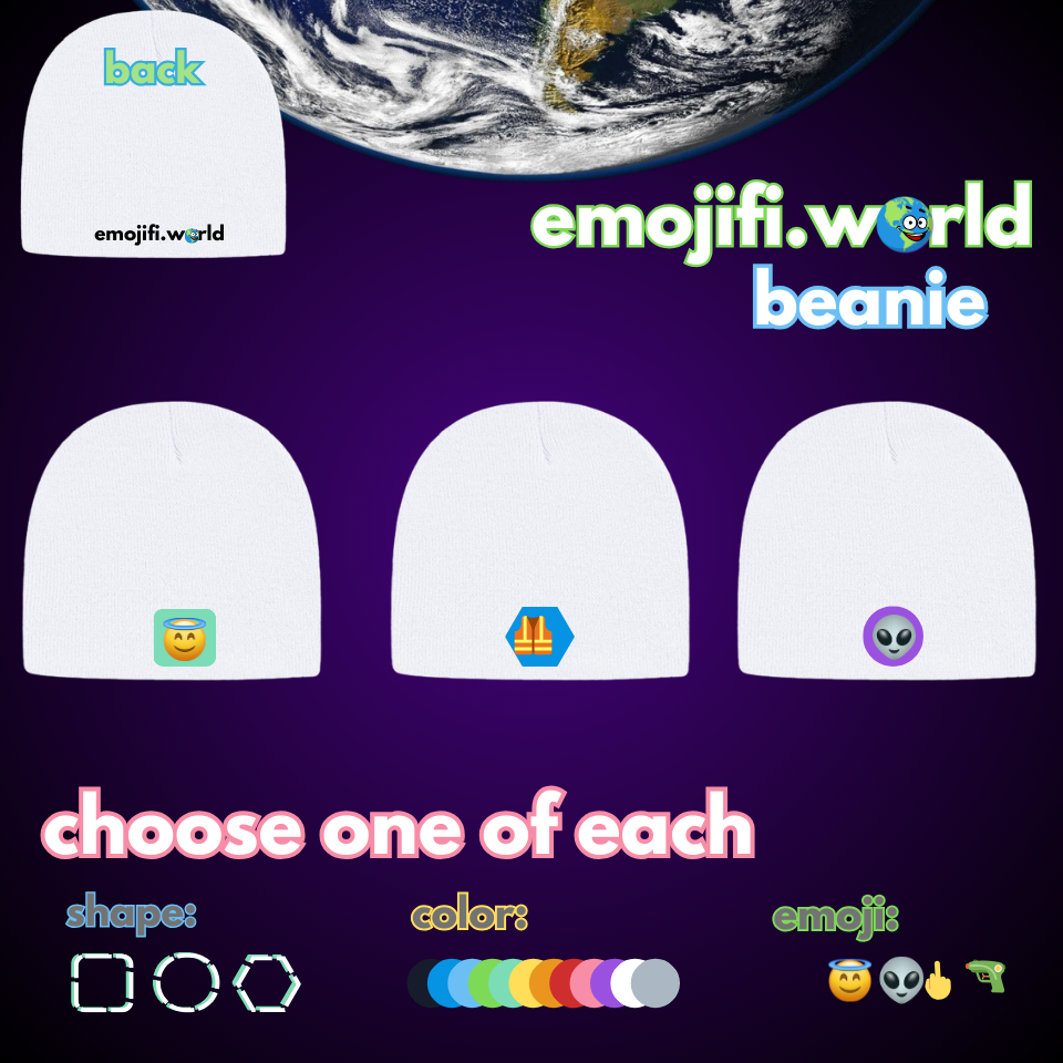 emojifi.world - 8 1/2" Beanie