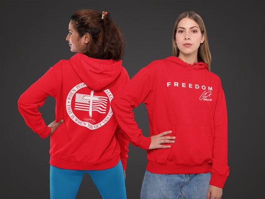 Hoodies - Freedom  – Charlie Kirk Tribute