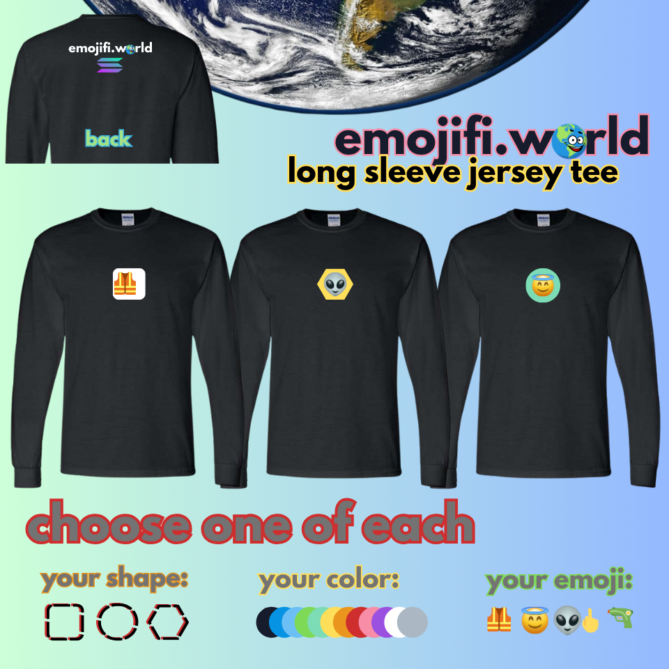 Emojifi Long Sleeve Jersey Tee